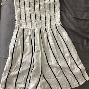 Cotton On Black and White Striped Jumpsuit